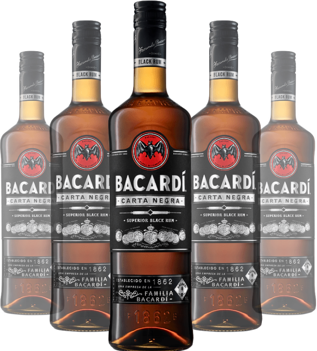 Bacardi Carta Negra Rum 1L