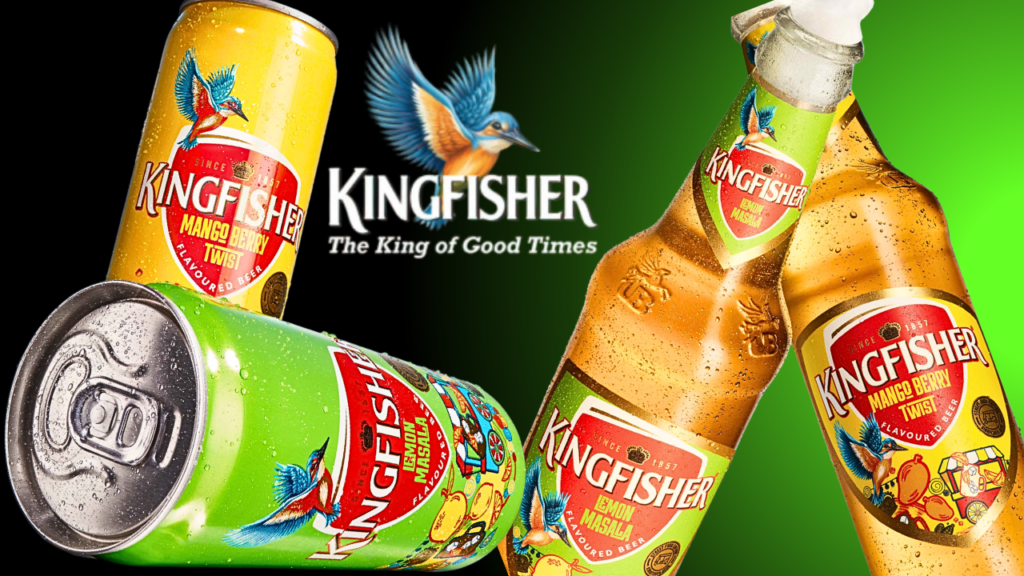 Kingfisher Lemon Masala and Mango Berry Twist