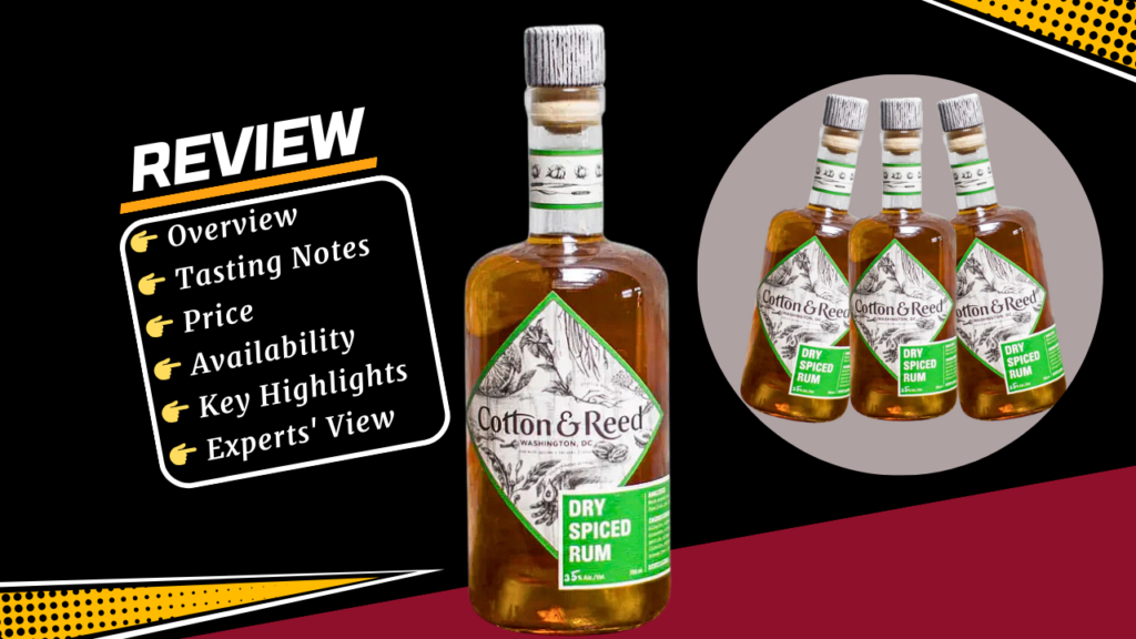 Cotton & Reed Dry Spiced Rum Review
