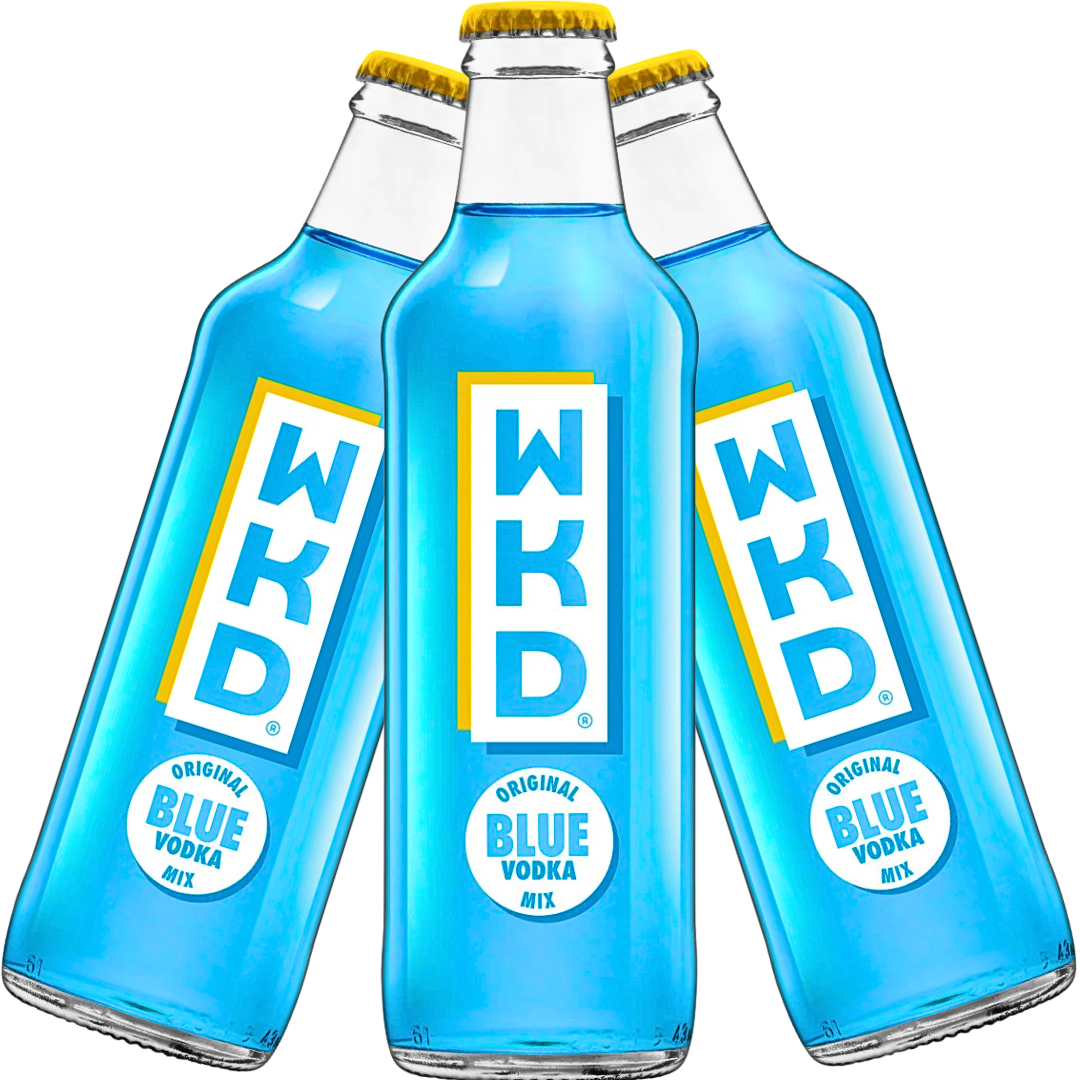 WKD Blue Bottles