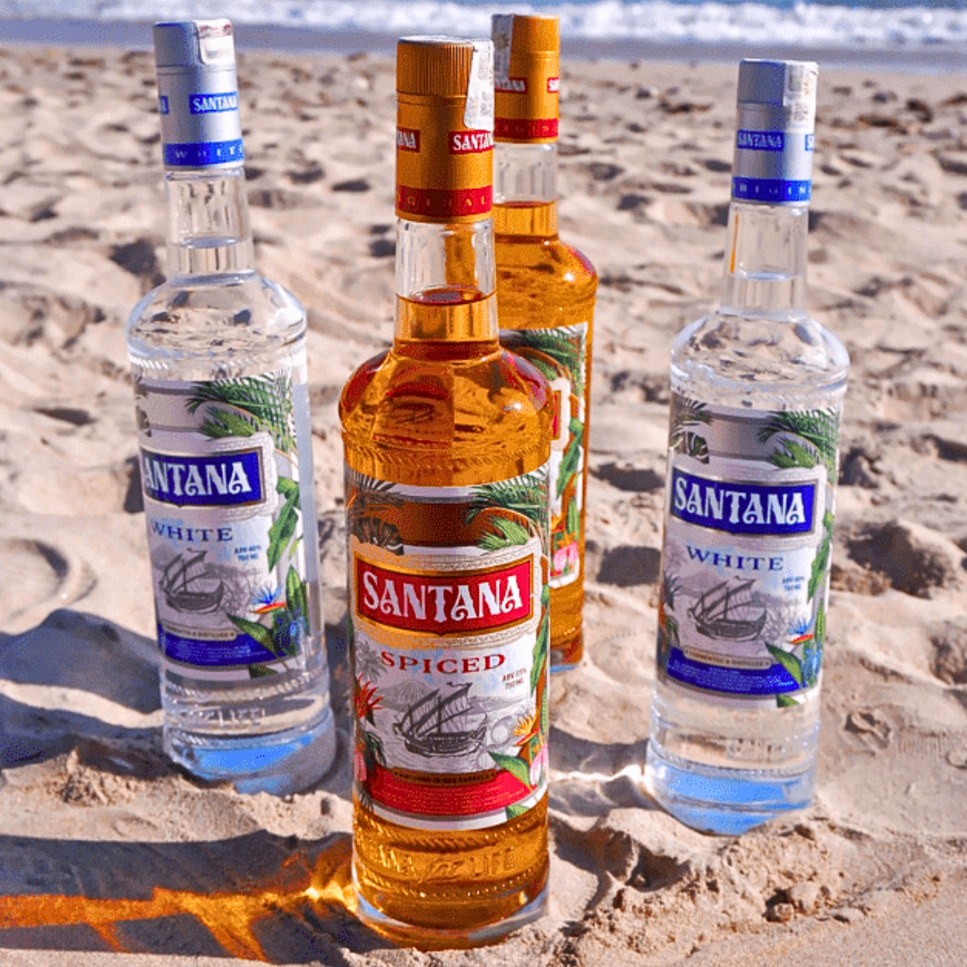 Indonesian Santana Spiced and White rum