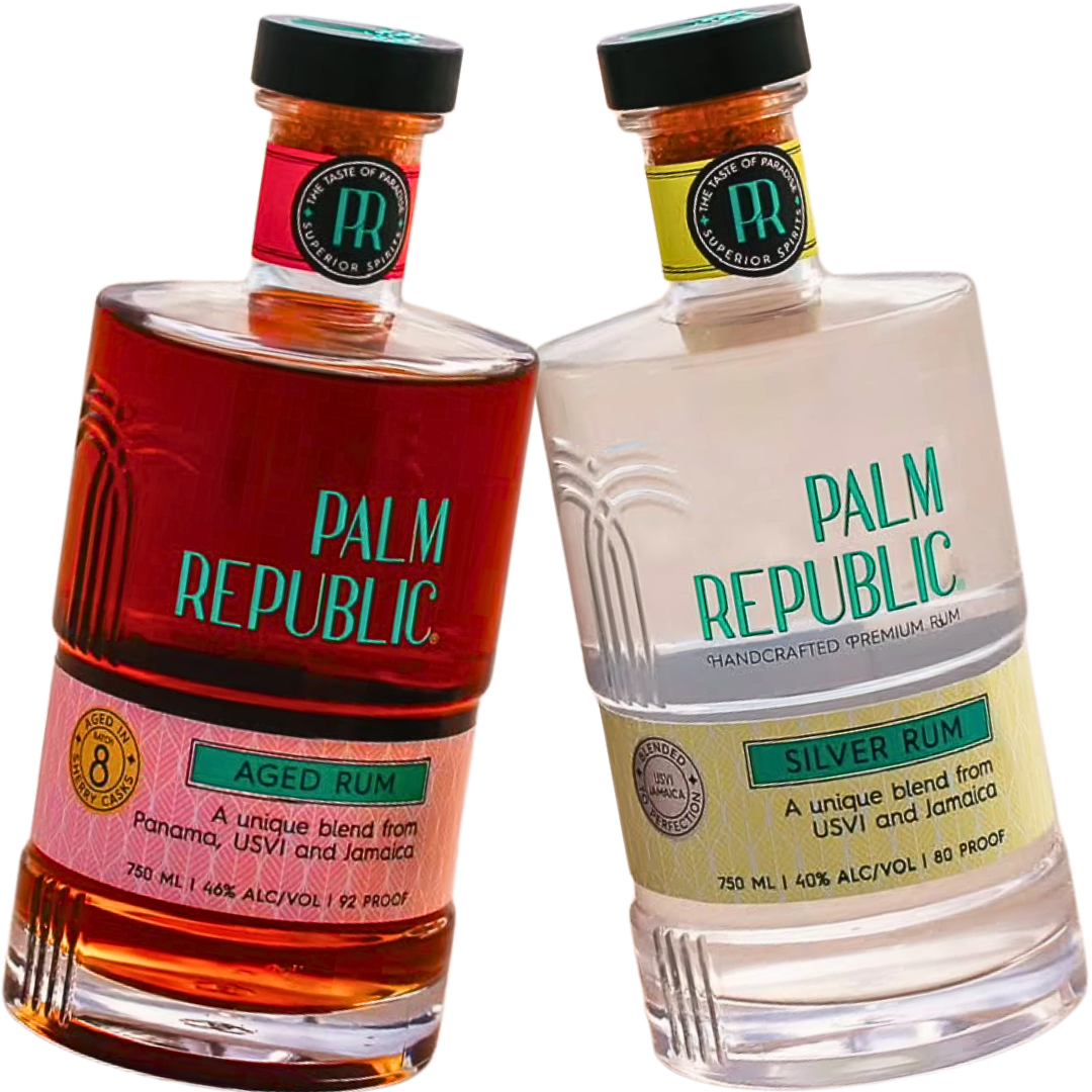 Palm Republic Silver and Añejo Rums