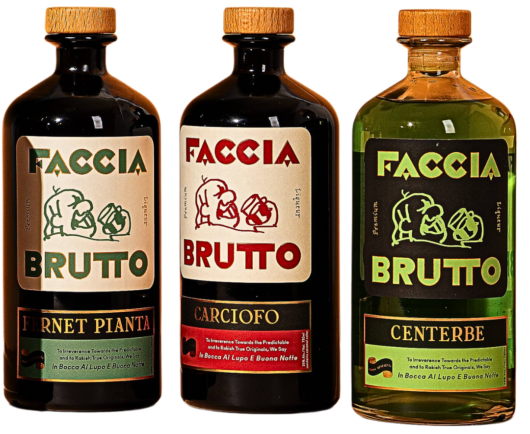 Faccia Brutto Spirits Product lineup Launched in Europe