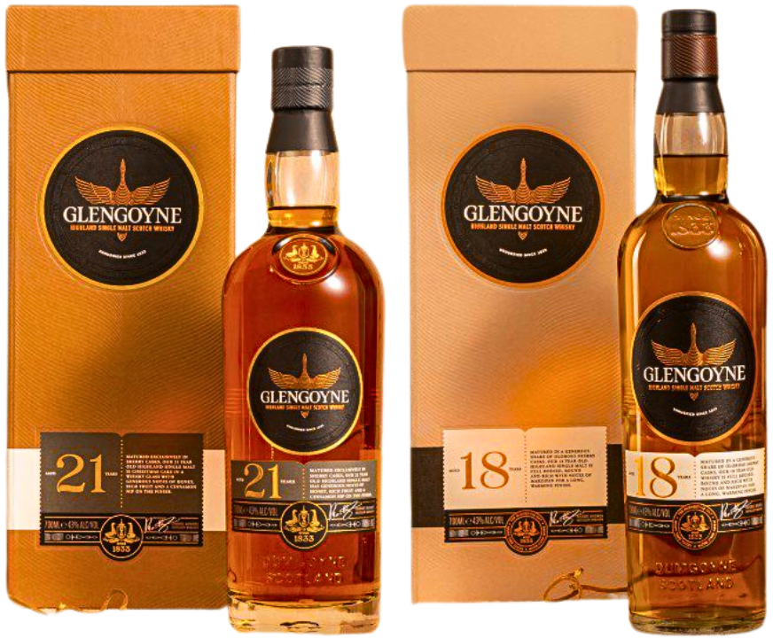 Glengoyne 18 Year Old and Glengoyne 21 Year Old Sherry Oak