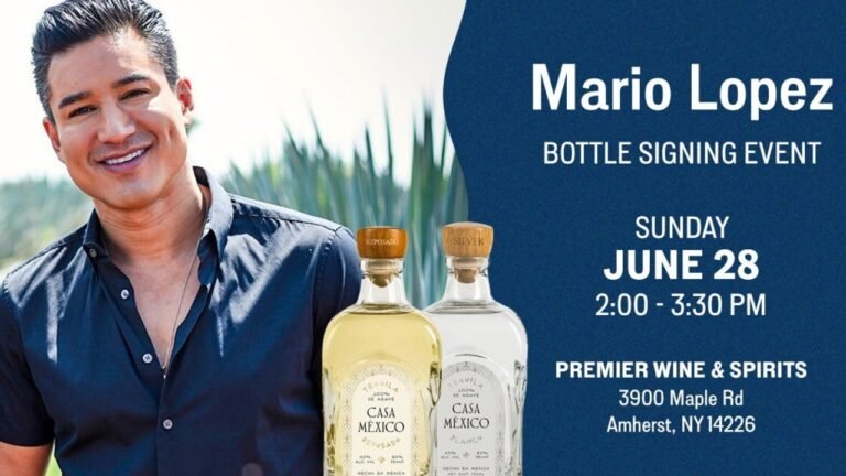 Mario Lopez Brings Star Power to Casa México Tequila with Exclusive Bottle Signing in New York