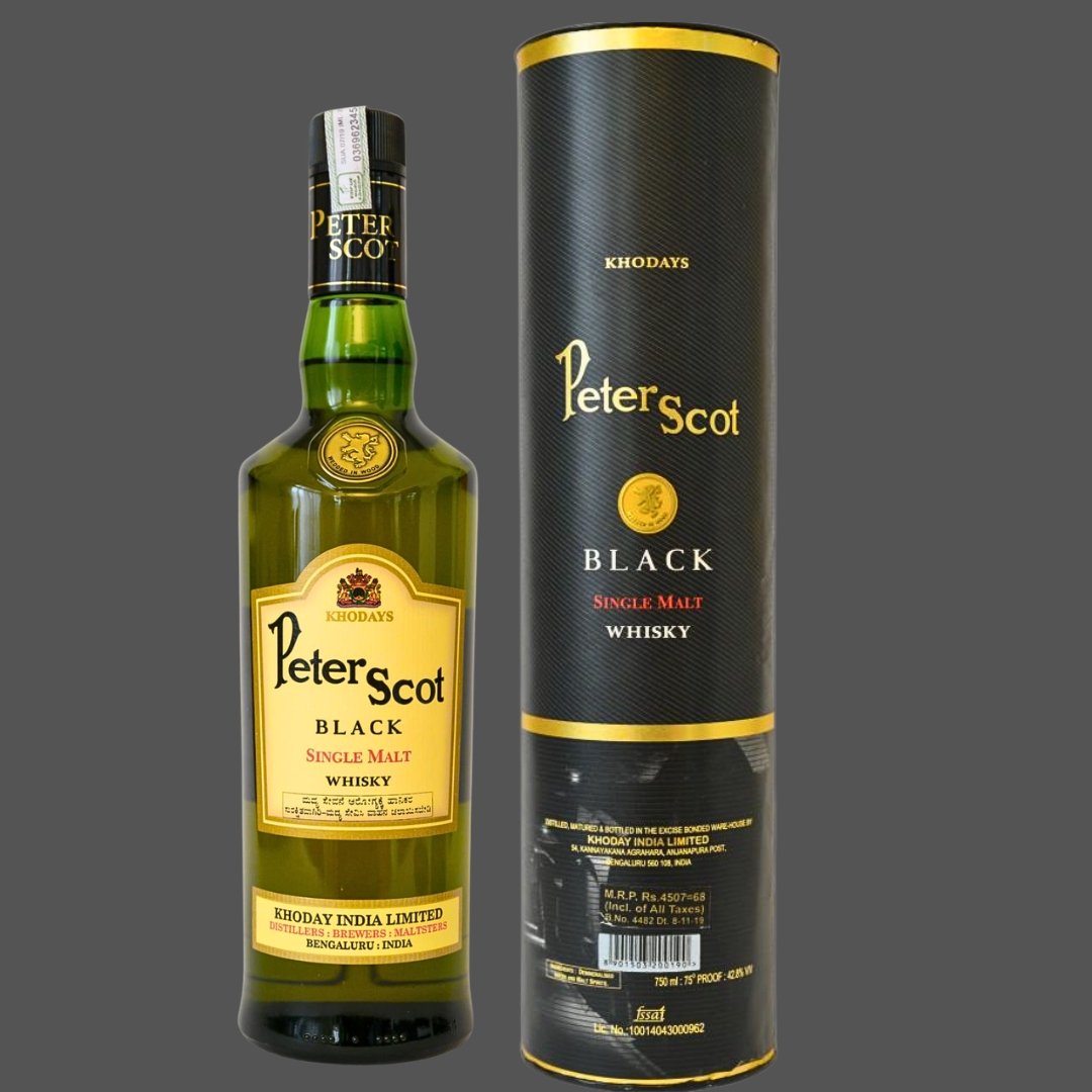 Peter Scot Black Single Malt 750 ml Price in india